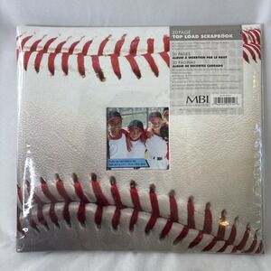 MBI Top Load Scrapbook 20 Page Photo Album Baseball Theme 12x12" New In Package